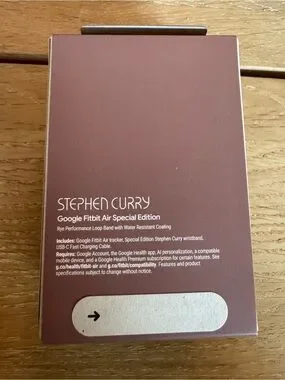 fitbit | Wearables | Google Fitbit Air Stephen Curry Special Edition ...